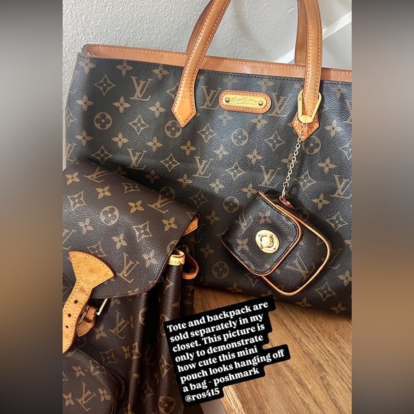 Louis Vuitton Mini Pouch Pochette Key Pouch Turnlock pochette cles LV bag charm - Picture 3 of 17